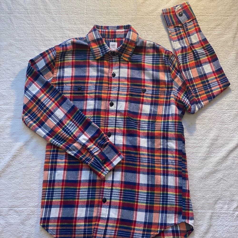 Gap Kids Flannel perfection! Big Boy XL (11-12) never worn.